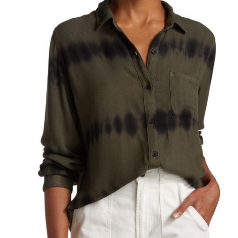 Women’s RAILS Hunter Tie-Dyed Shirt Size Medium NWT